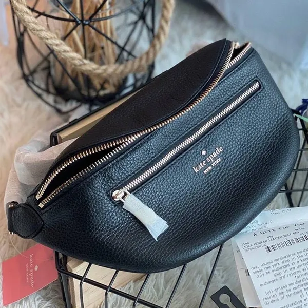 Túi Đeo Hông Nữ Kate Spade Leila Belt Bag WKR00306 001 Màu Đen