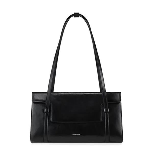 Túi Đeo Vai Nữ Find Kapoor Marty Bag S 33 Crinkled Black Màu Đen - Túi xách - Vua Hàng Hiệu