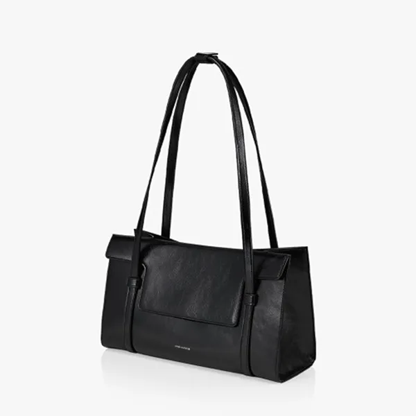 Túi Đeo Vai Nữ Find Kapoor Marty Bag S 33 Crinkled Black Màu Đen - Túi xách - Vua Hàng Hiệu