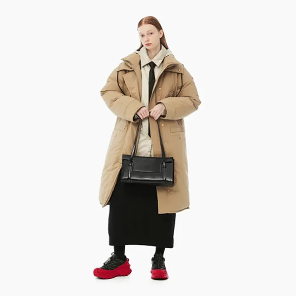 Túi Đeo Vai Nữ Find Kapoor Marty Bag S 33 Crinkled Black Màu Đen - Túi xách - Vua Hàng Hiệu