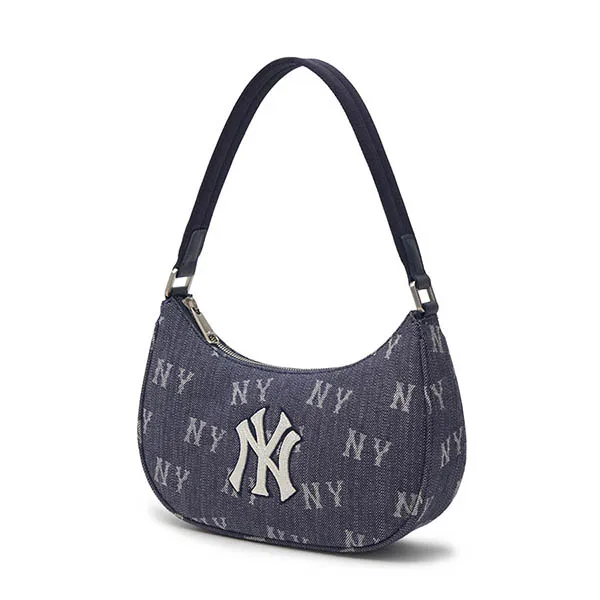 Túi Đeo Vai Nữ Hobo MLB Monogram New York Yankees 3ABQS224N-50INS Màu Xanh