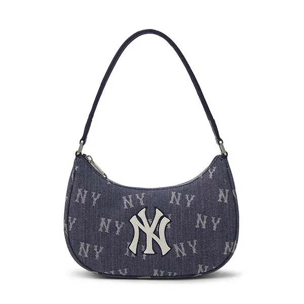 Túi Đeo Vai Nữ Hobo MLB Monogram New York Yankees 3ABQS224N-50INS Màu Xanh