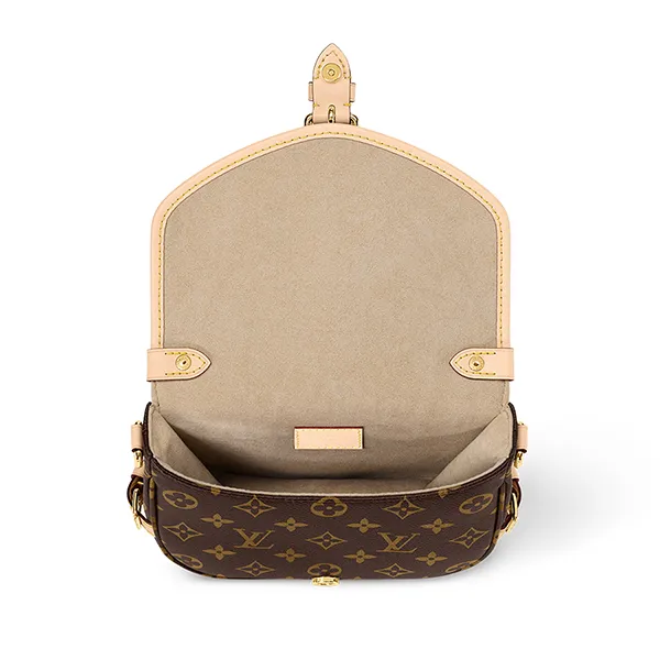 Túi Đeo Vai Nữ Louis Vuitton LV Saumur BB M46740 Màu Nâu