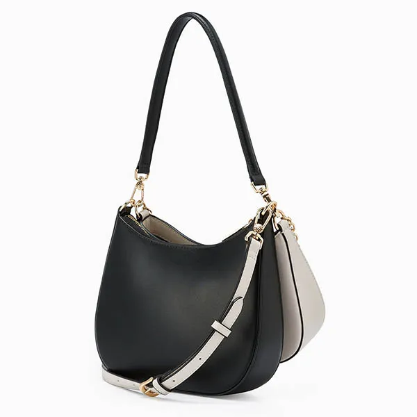 Túi Đeo Vai Nữ Lyn Jamie Mini Shoulder Bags LL24CBF124 Màu Đen Trắng - Túi xách - Vua Hàng Hiệu