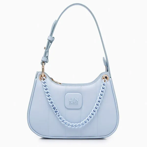 Túi Đeo Vai Nữ Lyn Patti Saddle Crossbody Bags LL23CBF148 Blue Màu Xanh Nhạt
