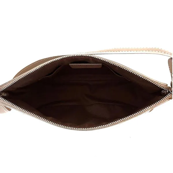 Túi Đeo Vai Nữ Salvatore Ferragamo Shoulder Bag Màu Trắng Be - Túi xách - Vua Hàng Hiệu
