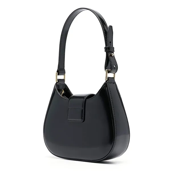 Túi Đeo Vai Nữ Self-Portrait Bow Detail Leather Shoulder Bag Màu Đen - Túi xách - Vua Hàng Hiệu