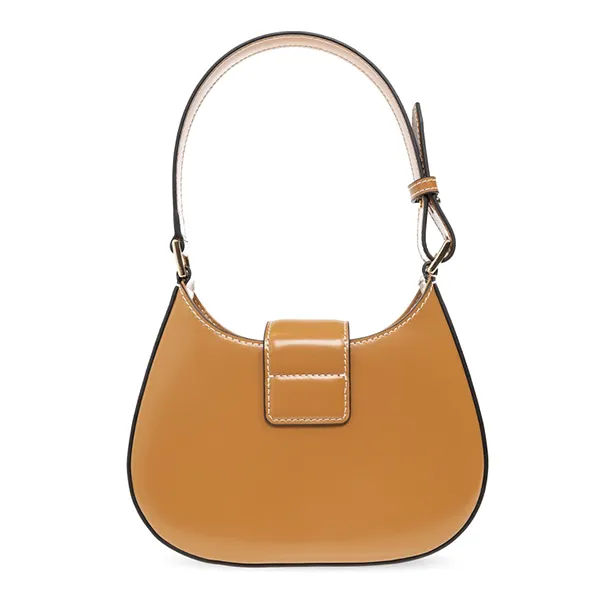 Túi Đeo Vai Nữ Self-Portrait Bow Detail Leather Shoulder Bag Màu Nâu - Túi xách - Vua Hàng Hiệu