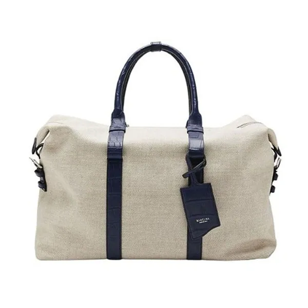Túi Du Lịch Biagini Cactus Soft Weekender Bluette Màu Ghi