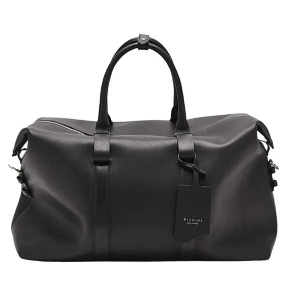 Túi Du Lịch Biagini Sand Soft Weekender Black Màu Đen - Túi xách - Vua Hàng Hiệu