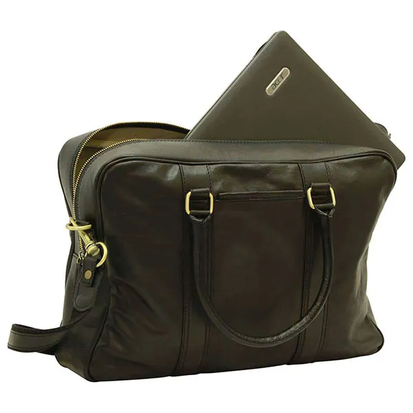 Túi Laptop Nam Old Angler Calfskin OLD0309188CA8E3A065E Màu Đen
