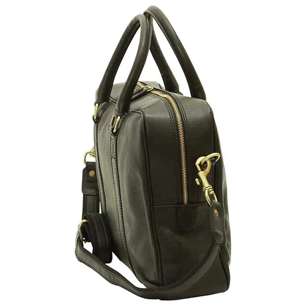 Túi Laptop Nam Old Angler Calfskin OLD0309188CA8E3A065E Màu Đen