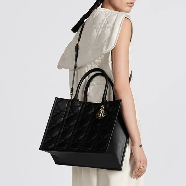 Túi Tote Nữ Dior Medium Book Tote M1324OWHP M900 Màu Đen