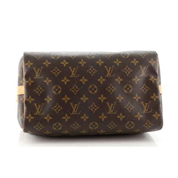 Túi Trống Nữ Louis Vuitton LV Bandouliere Speedy Monogram Canvas 30 Màu Nâu Đen - Túi xách - Vua Hàng Hiệu