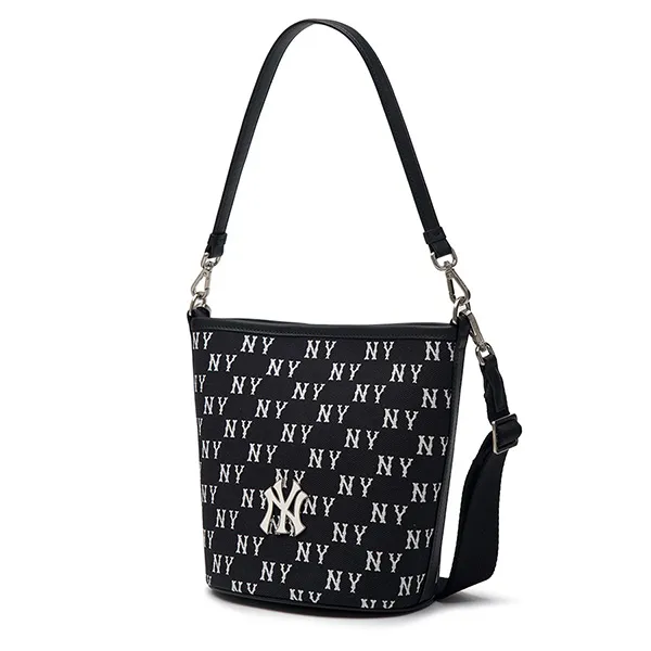 Túi Xách MLB Jacquard Monogram New York Yankees 3ABML024N-50BKS Màu Đen