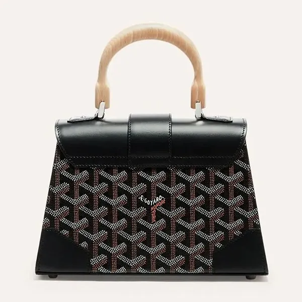 Túi Xách Nữ Goyard Sac Saigon Structuré Mini Màu Đen