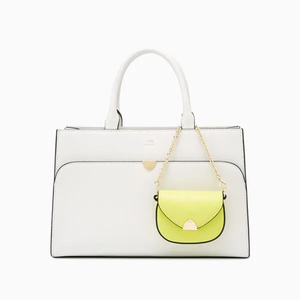 Túi Xách Nữ Lyn Amaze S Handbags LL24CBS227 White Màu Trắng - Túi xách - Vua Hàng Hiệu