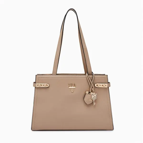 Túi Xách Nữ Lyn Re Edit Fineness Oversize Handbags LL24CBS192 Beige Màu Be