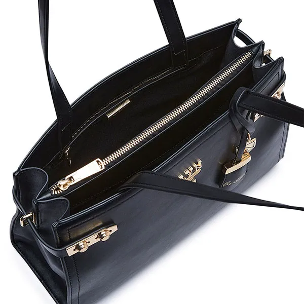 Túi Xách Nữ Lyn Re Edit Fineness Oversize Handbags LL24CBS192 Black Màu Đen