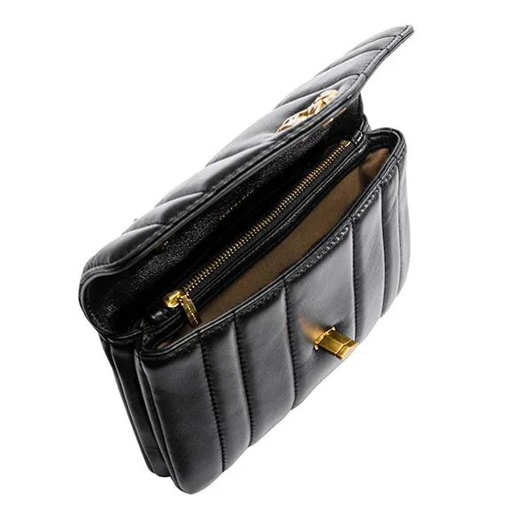 Túi Xách Nữ Tory Burch Mini Kira Top Handle Bag 143506 Màu Đen