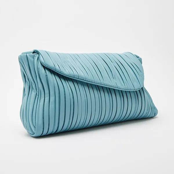Túi Xách Tay Nữ Biagini Softissima Light Blue Màu Xanh Dương