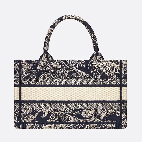 Túi Xách Tay Nữ Dior Mini Dior Book Tote With Strap Màu Xanh - Túi xách - Vua Hàng Hiệu