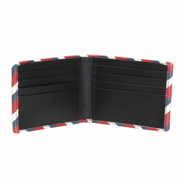 Ví Nam Gucci GG Supreme Monogram Night Courrier Bi-Fold Wallet Màu Đen Xám - Túi xách - Vua Hàng Hiệu