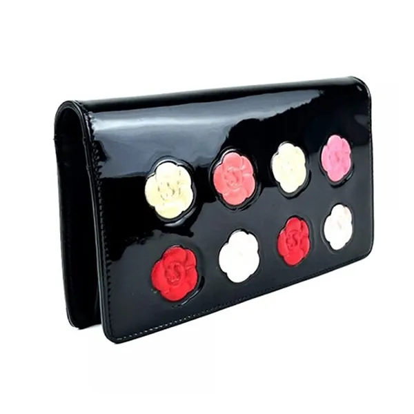 Ví Nữ Chanel Camellia Makeup Palette Long Wallet Màu Đen - Túi xách - Vua Hàng Hiệu