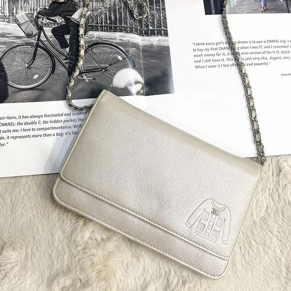 Ví Nữ Chanel WOC Metalic Siliver Màu Bạc - Túi xách - Vua Hàng Hiệu