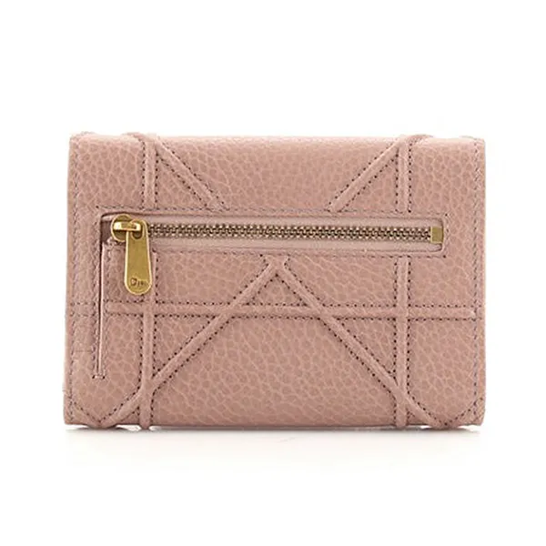 Ví Nữ Christian Dior Diorama Elancee Wallet Leather Pink Màu Hồng