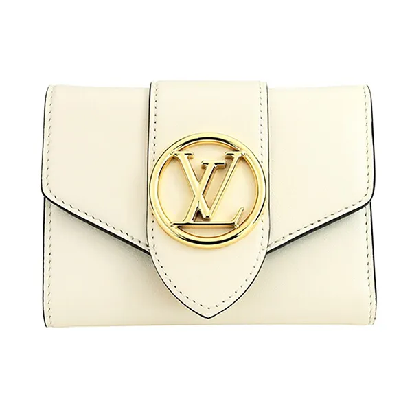 Ví Nữ Louis Vuitton LV Pont Compact Wallet White M69176 Wallet Màu Trắng Xanh - Túi xách - Vua Hàng Hiệu