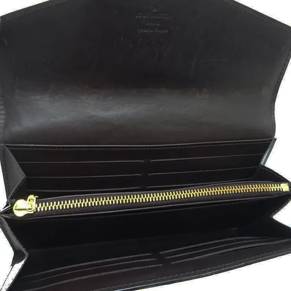 Ví Nữ Louis Vuitton LV Sarah Long Bifold Wallet Màu Đen