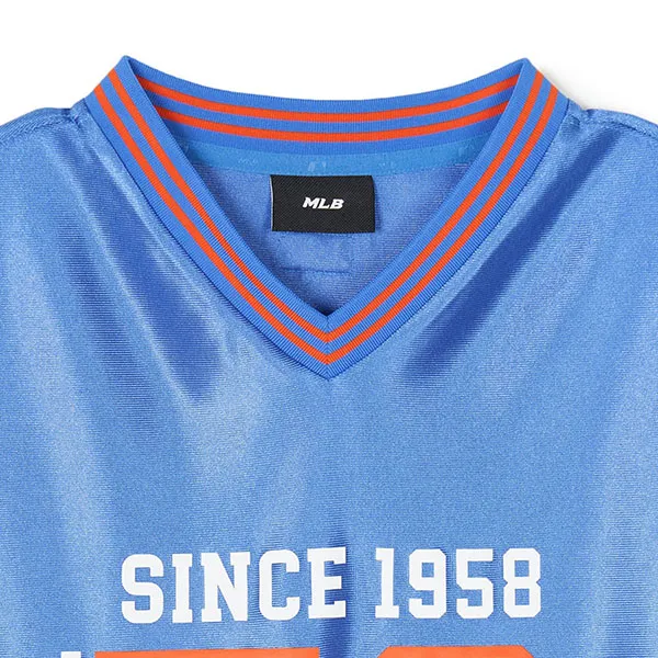 Áo Bóng Đá MLB Tshirt Varsity Number V Overfit LA Dodgers 3ATSV1143-07BLP Màu Xanh Blue - Thời trang - Vua Hàng Hiệu