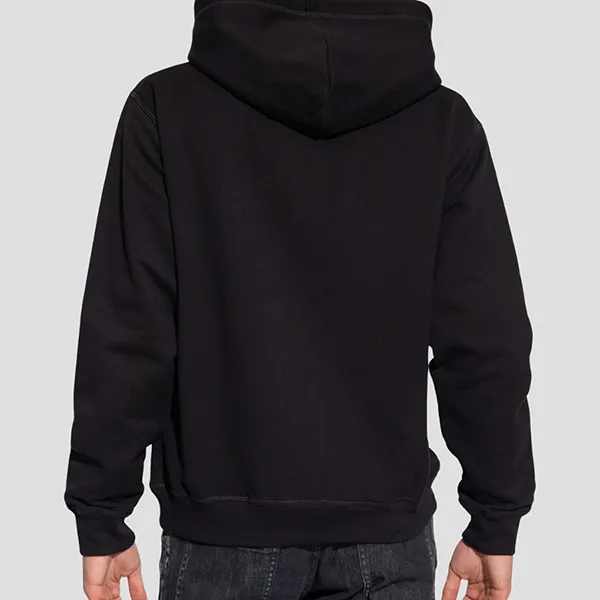 Áo Hoodie Nam Dsquared2 Black With Logo Printed S74GU0756 S25551 900 Màu Đen