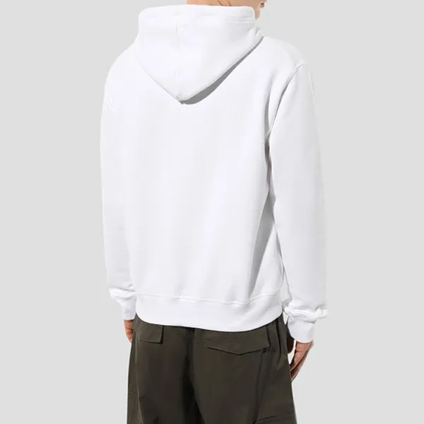 Áo Hoodie Nam Dsquared2 White With ICON Logo Printed S79GU0113 S25516 100W Màu Trắng