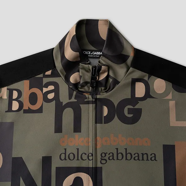 Áo Khoác Nam Dolce & Gabbana D&G All Over Logo Track Printed G9WS4T FSSG9 HK3JK Phối Màu Size 44 - Thời trang - Vua Hàng Hiệu
