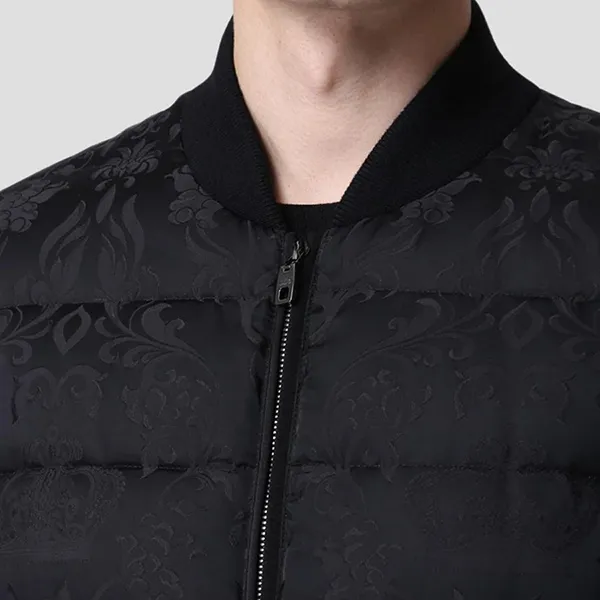 Áo Khoác Nam Dolce & Gabbana D&G Black With All Over Logo Printed G9OU9T FJSBC N0000 Màu Đen