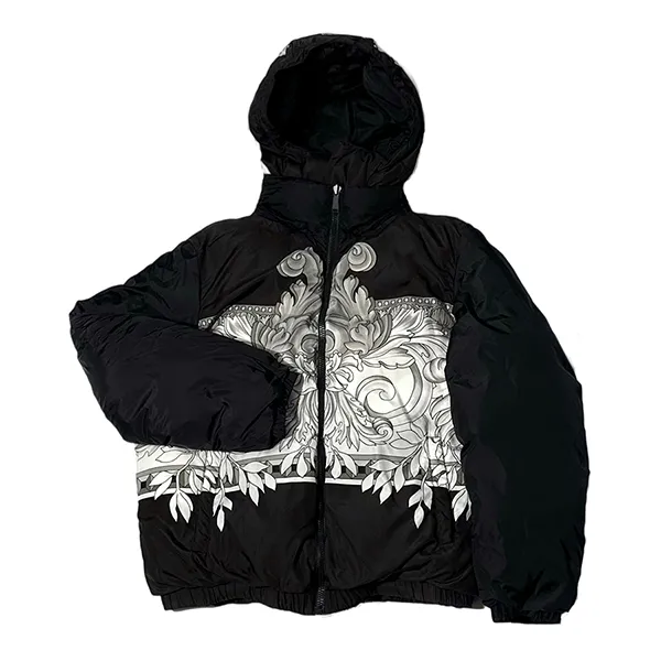 Áo Khoác Nam Versace Medusa Silver RENAISSANC Logo Printed 1012270 1A08844 5B040 Màu Đen - Thời trang - Vua Hàng Hiệu