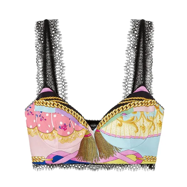 Áo Ngực Nữ Versace Bra In Multicolor 1001347 1A04517 5X000 Phối Màu Size 38 - Thời trang - Vua Hàng Hiệu
