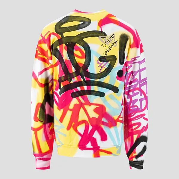 Áo Nỉ Sweater Nam Dolce & Gabbana D&G Multicolor With Pattern Printed G9IV1T G7F1G S9000 Phối Màu Size XS - Thời trang - Vua Hàng Hiệu