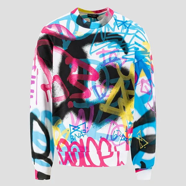 Áo Nỉ Sweater Nam Dolce & Gabbana D&G Multicolor With Pattern Printed G9IV1T G7F1G S9000 Phối Màu Size XS - Thời trang - Vua Hàng Hiệu