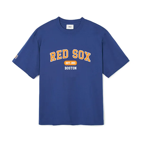 Áo Phông MLB Overfit Varsity Boston Red Sox 3ATSV0243-43RBS Màu Xanh Navy - Thời trang - Vua Hàng Hiệu
