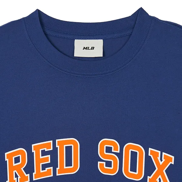 Áo Phông MLB Overfit Varsity Boston Red Sox 3ATSV0243-43RBS Màu Xanh Navy - Thời trang - Vua Hàng Hiệu