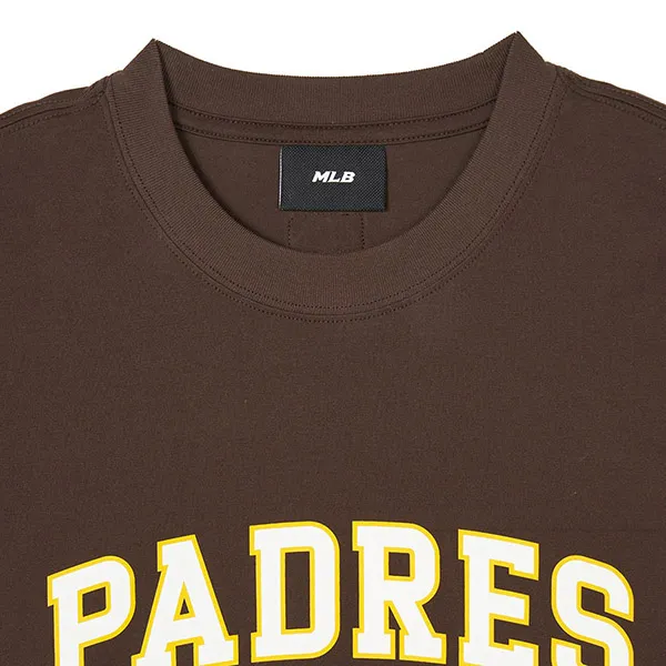 Áo Phông MLB Overfit Varsity San Diego Padres 3ATSV0243-13BRD Tshrit Màu Nâu - Thời trang - Vua Hàng Hiệu