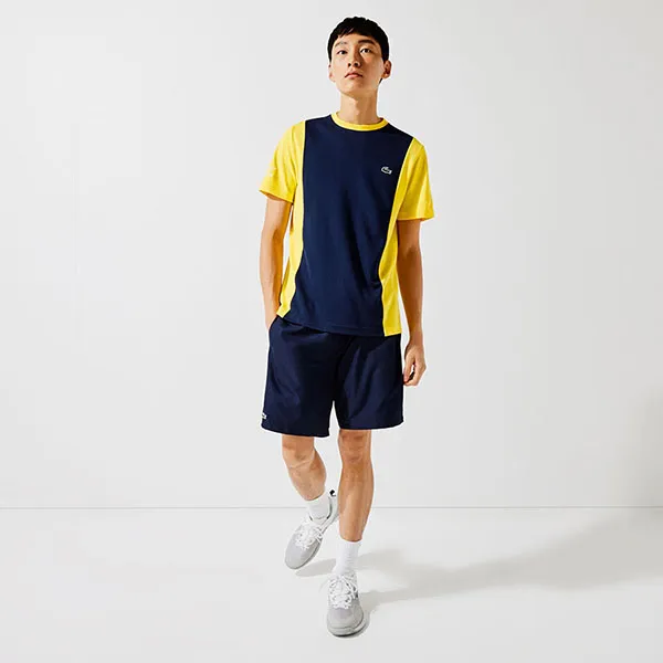 Áo Phông Nam Lacoste Men's Sport Breathable Resistant Bicolor T-shirt TH6928-00 Màu Xanh Navy Size 2 - Thời trang - Vua Hàng Hiệu
