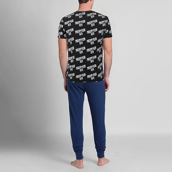 Áo Phông Nam Philipp Plein Logo T-Shirt UTPG21 - GB04 Màu Đen Size M - Thời trang - Vua Hàng Hiệu