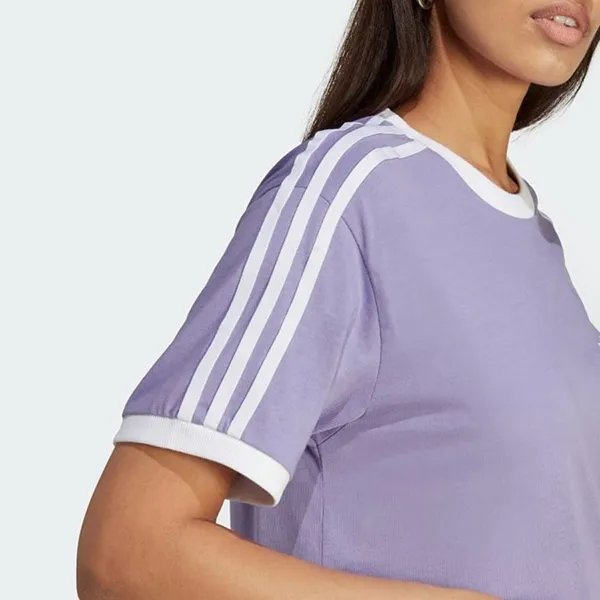 Áo Phông Nữ Adidas 3 Stripes Tee IB7411 Màu Tím