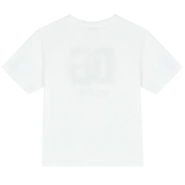 Áo Phông Nữ Dolce & Gabbana D&G White With Logo Printed Tshirt L4JTEY G7L4M Màu Trắng - Thời trang - Vua Hàng Hiệu