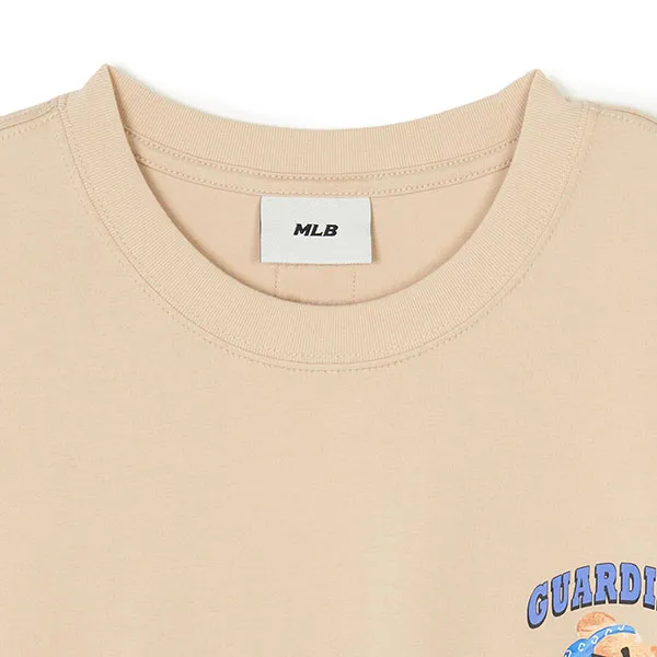 Áo Phông Overfit Varsity Mega Bear Cleveland Guardians Tshirt 3ATSE0243-45BGL Màu Be - Thời trang - Vua Hàng Hiệu
