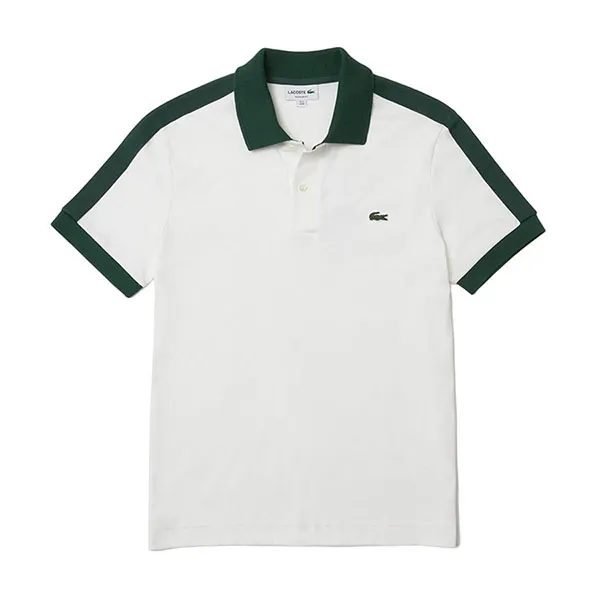 Áo Polo Nam Lacoste Men's Classic Fit Contrast Collar Polo Shirt PH9532 70V Màu Trắng Size 4